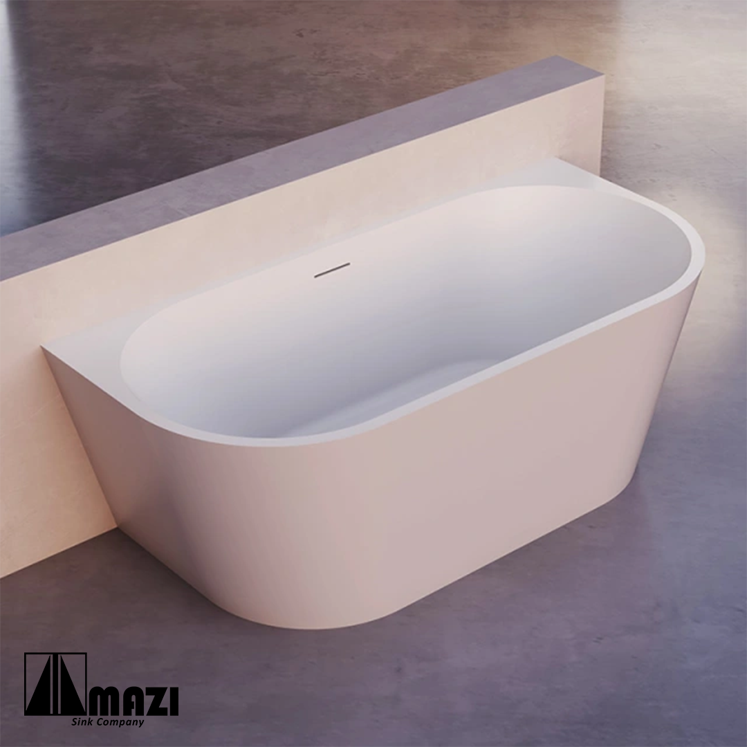ZeroSink Freestanding Acrylic Soaking Tub XA-191 - Premium Gallery View