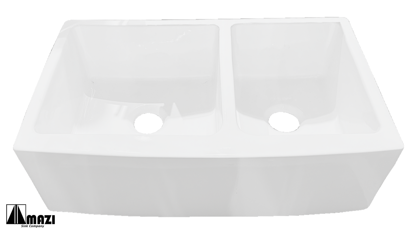 ZeroSink Ceramic Kitchen Farm Sink 1912D - Premium Gallery View