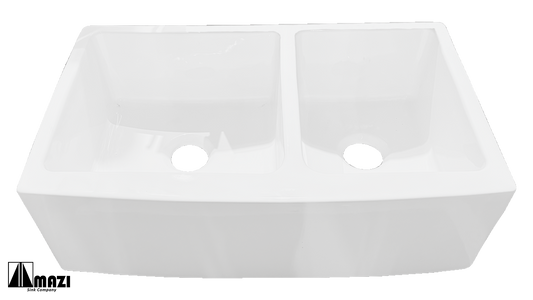 ZeroSink Ceramic Kitchen Farm Sink 1912D - Premium Gallery View