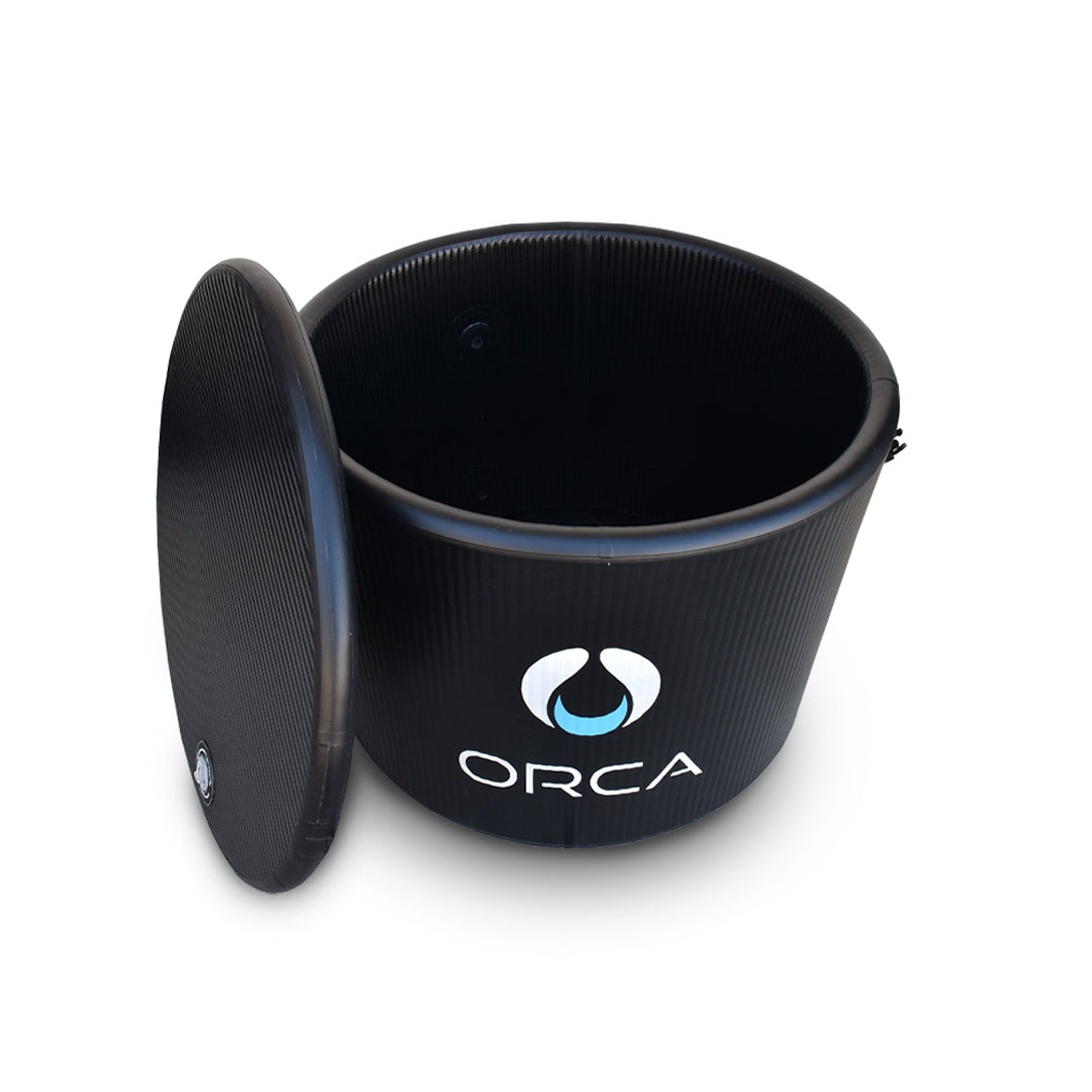 ZeroSink COLD PLUNGE - ICE POD IN BLACK & 3/4HP CHILLER (INDOOR/OUTDOOR) - Premium Gallery View