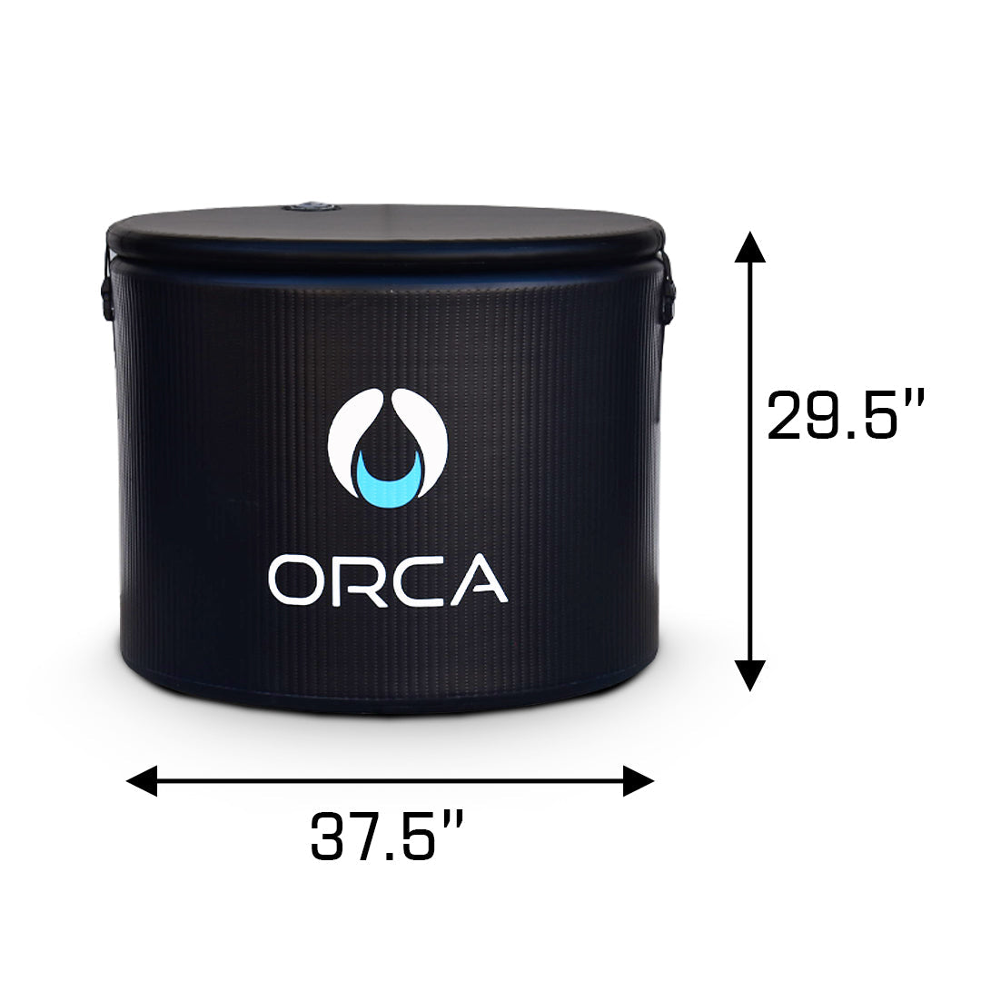 ZeroSink COLD PLUNGE - ICE POD IN BLACK & 3/4HP CHILLER (INDOOR/OUTDOOR) - Premium Gallery View