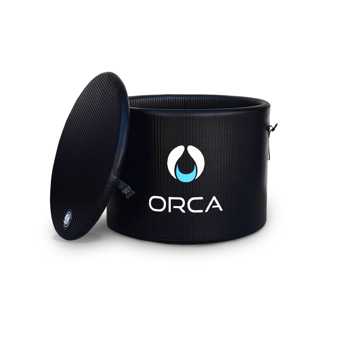 ZeroSink COLD PLUNGE - ICE POD IN BLACK & 3/4HP CHILLER (INDOOR/OUTDOOR) - Premium Gallery View