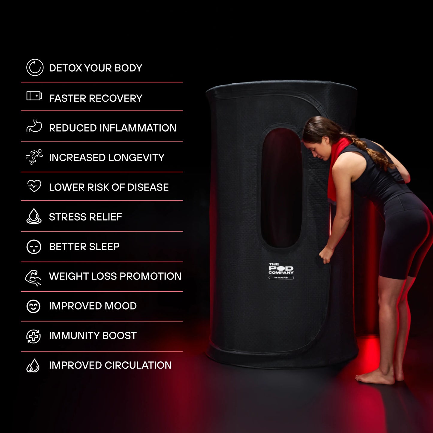 ZeroSink Sauna + Red Light Bundle - Premium Gallery View