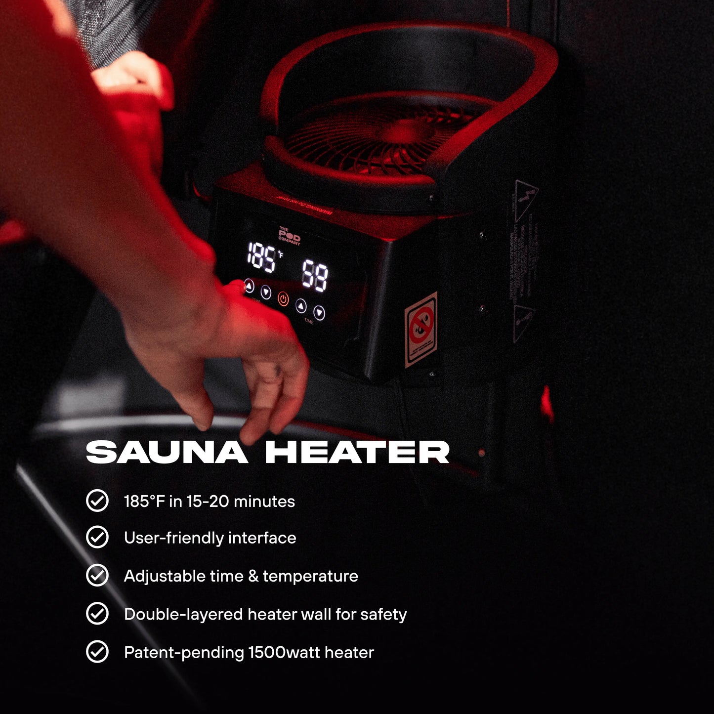 ZeroSink Sauna + Red Light Bundle - Premium Gallery View