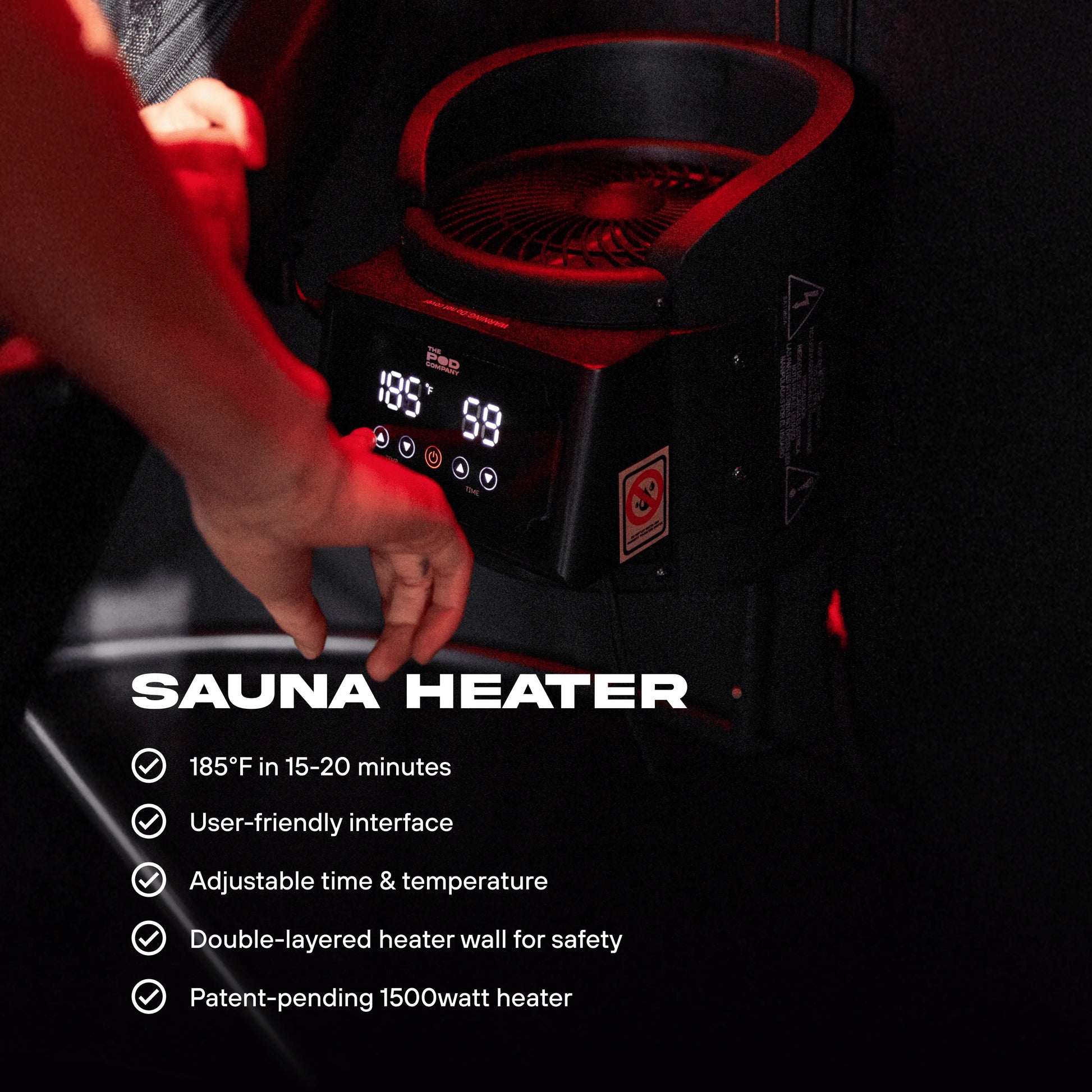 ZeroSink Sauna + Red Light Bundle - Premium Gallery View