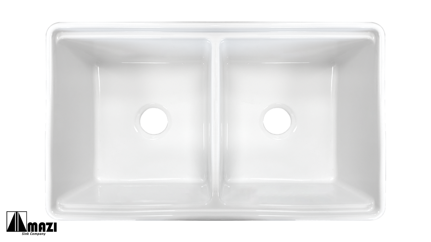 ZeroSink Ceramic Workstation Sink 3320D Bundle - Premium Gallery View