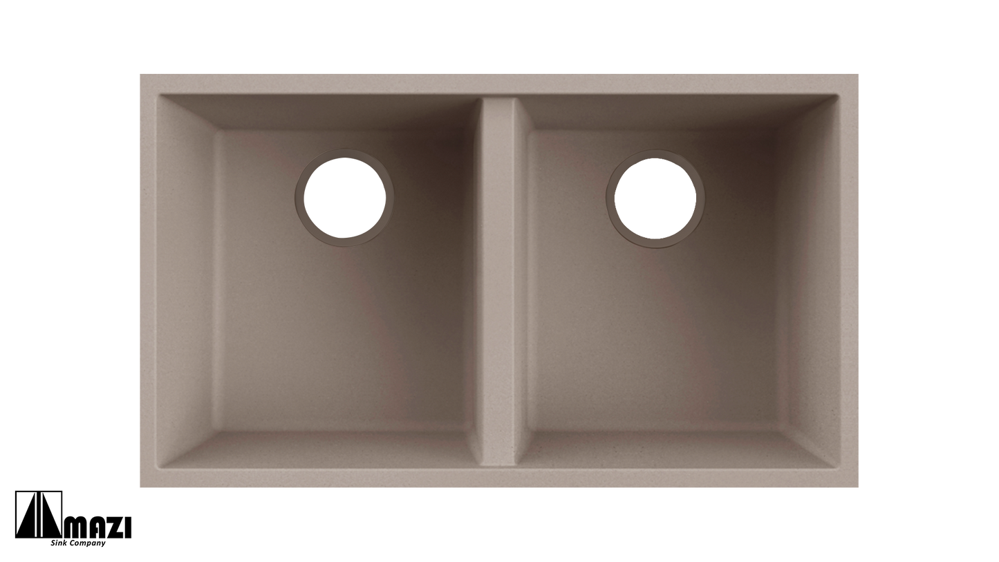 ZeroSink Granite Composite Sink IT5050SQUM (Lipless) - Premium Gallery View