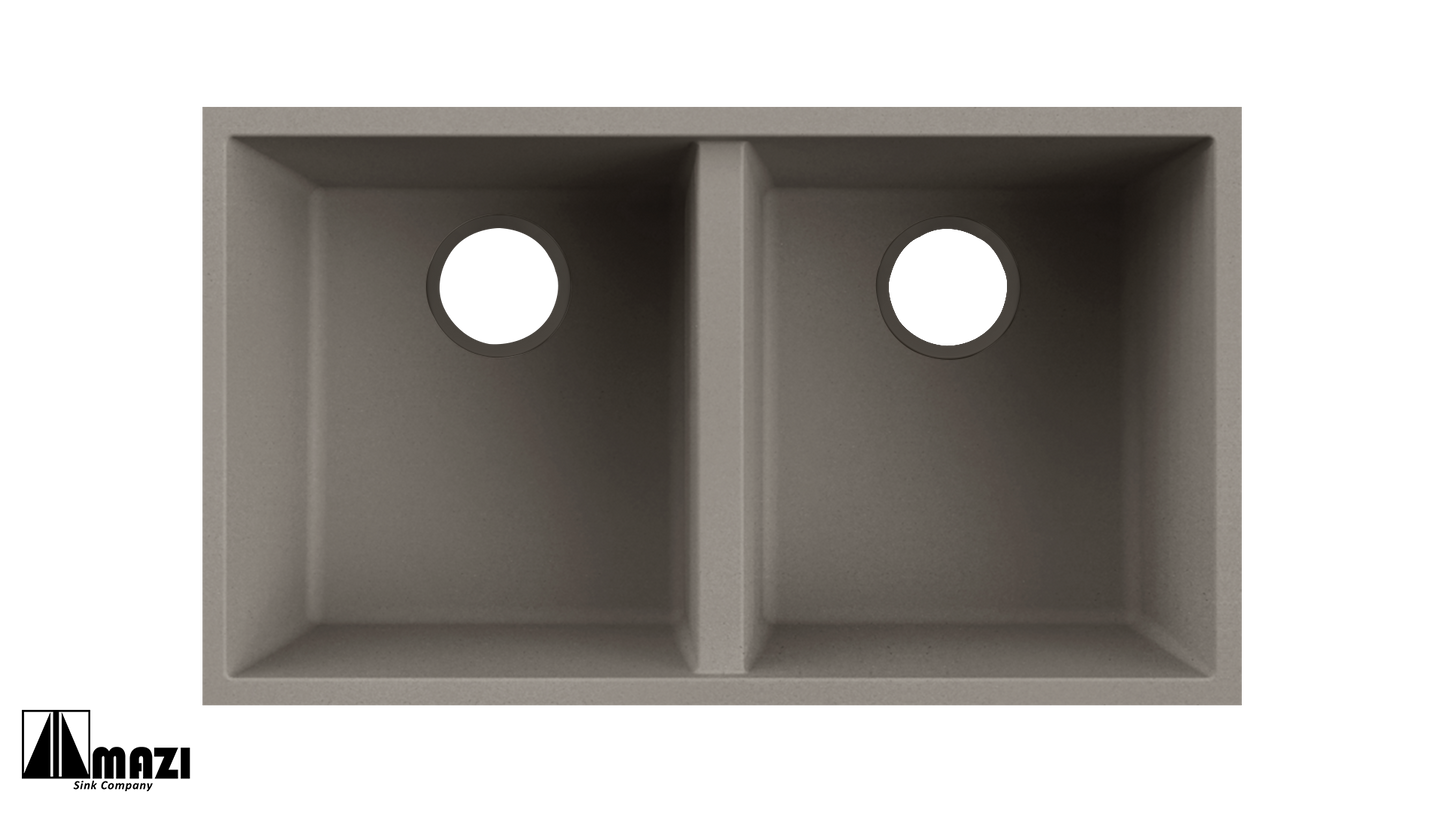 ZeroSink Granite Composite Sink IT5050SQUM (Lipless) - Premium Gallery View