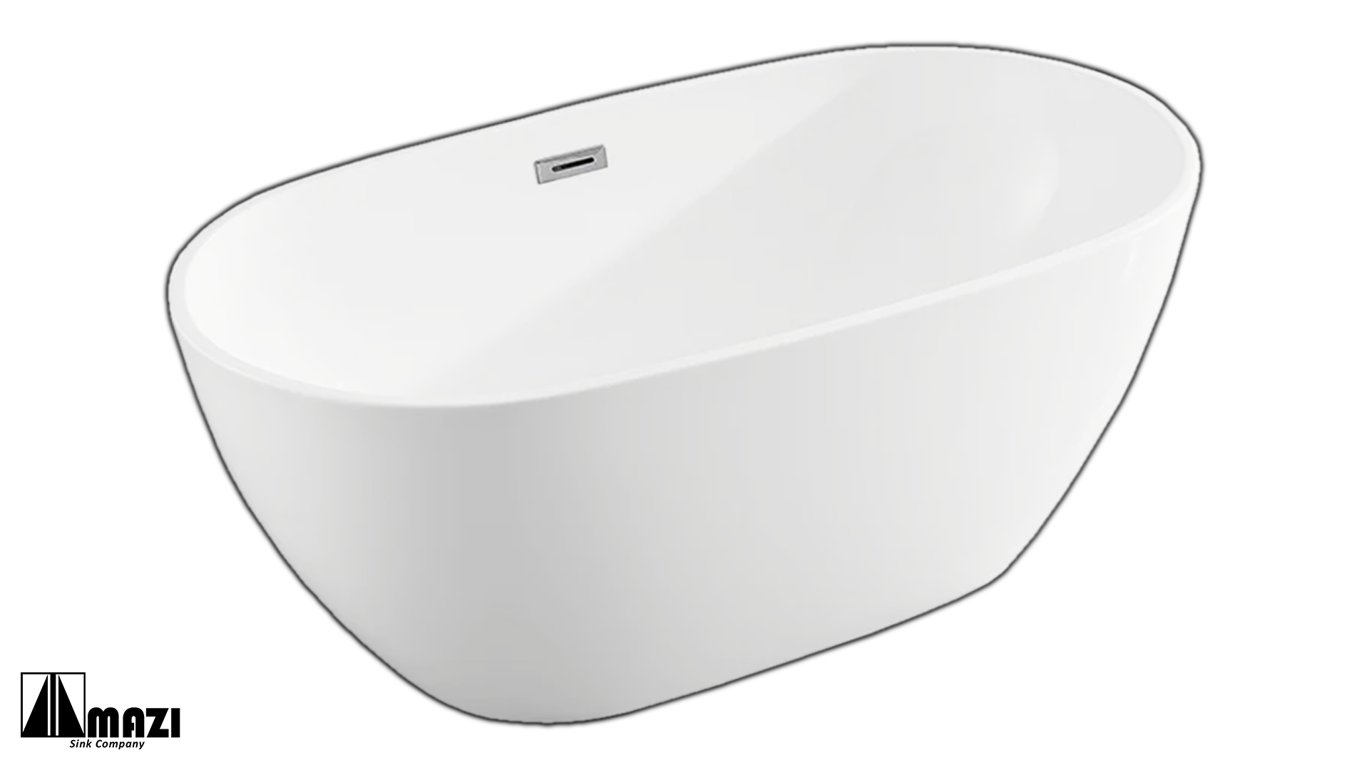 ZeroSink Freestanding Acrylic Soaking Tub 6602 - Premium Gallery View