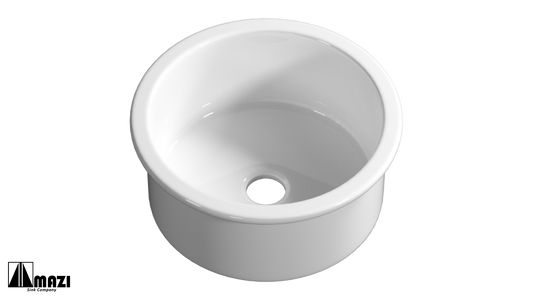 ZeroSink Ceramic Undermount Bar Sink BL1818R Bundle - Premium Gallery View