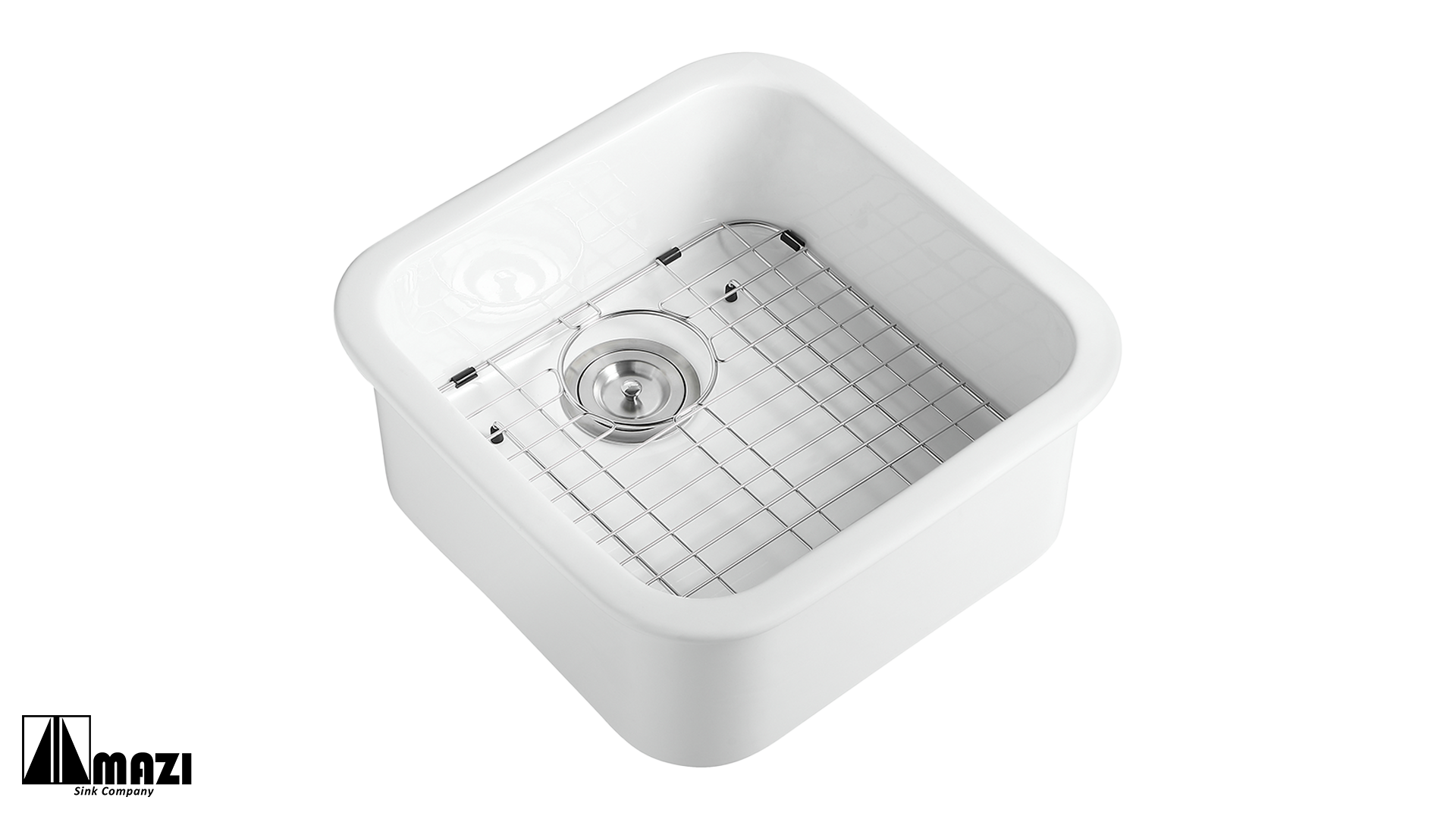 ZeroSink Ceramic Undermount Bar Sink BL1919 Bundle - Premium Gallery View