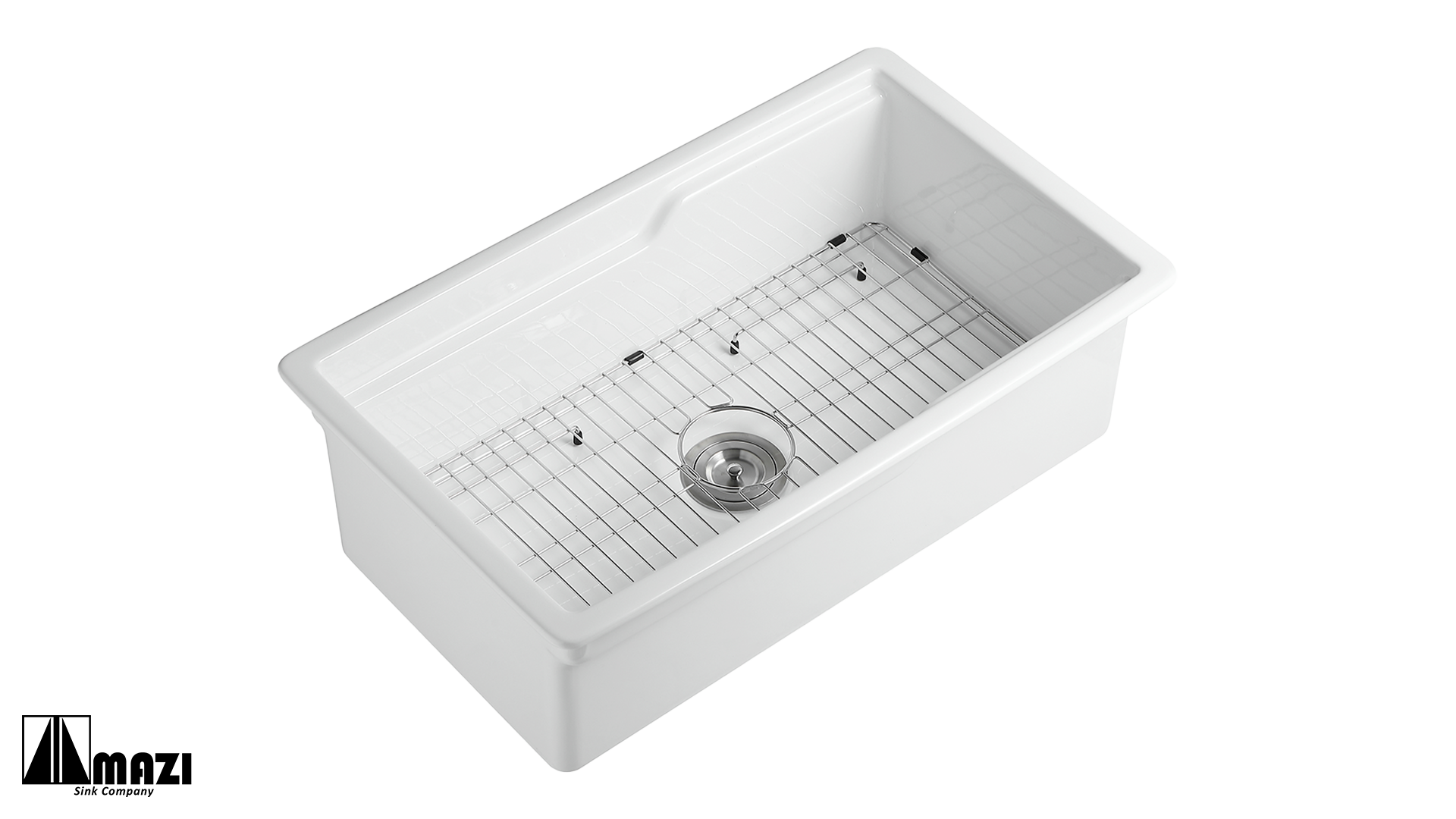 ZeroSink Ceramic Undermount Kitchen Sink BL3219S Bundle - Premium Gallery View