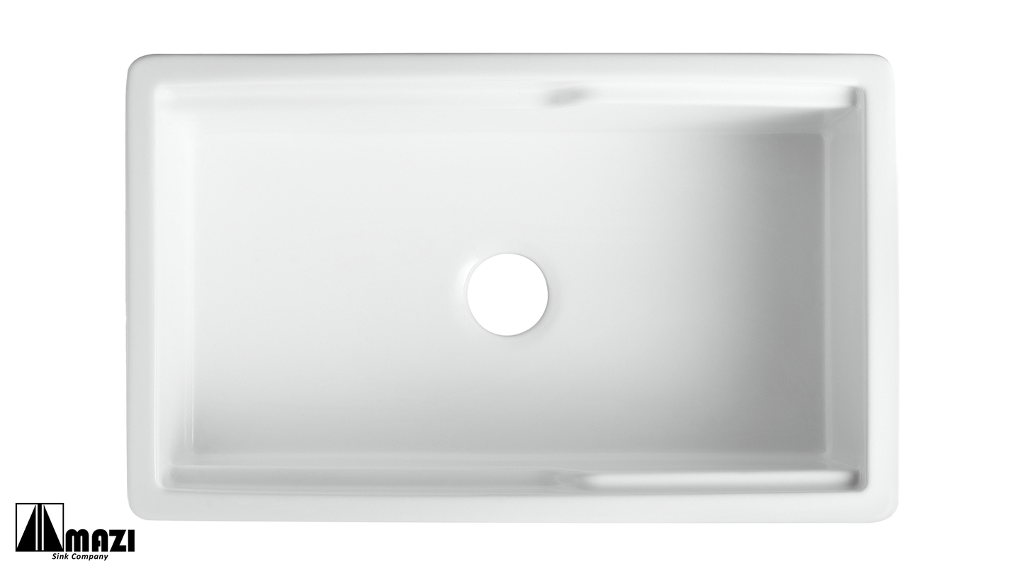 ZeroSink Ceramic Undermount Kitchen Sink BL3219S Bundle - Premium Gallery View