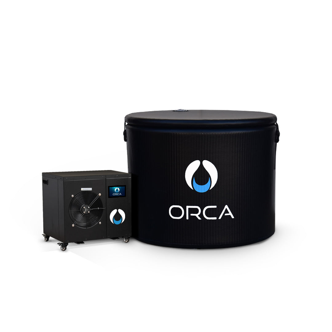 ZeroSink COLD PLUNGE - ICE POD IN BLACK & 3/4HP CHILLER (INDOOR/OUTDOOR) - Premium Gallery View