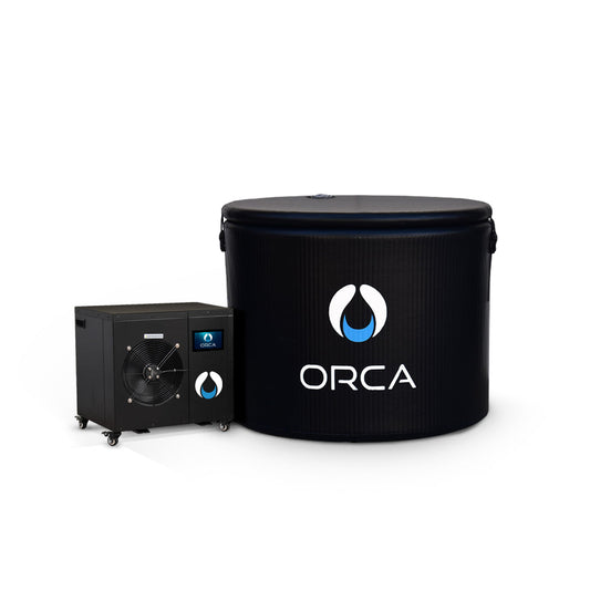 ZeroSink COLD PLUNGE - ICE POD IN BLACK & 3/4HP CHILLER (INDOOR/OUTDOOR) - Premium Gallery View