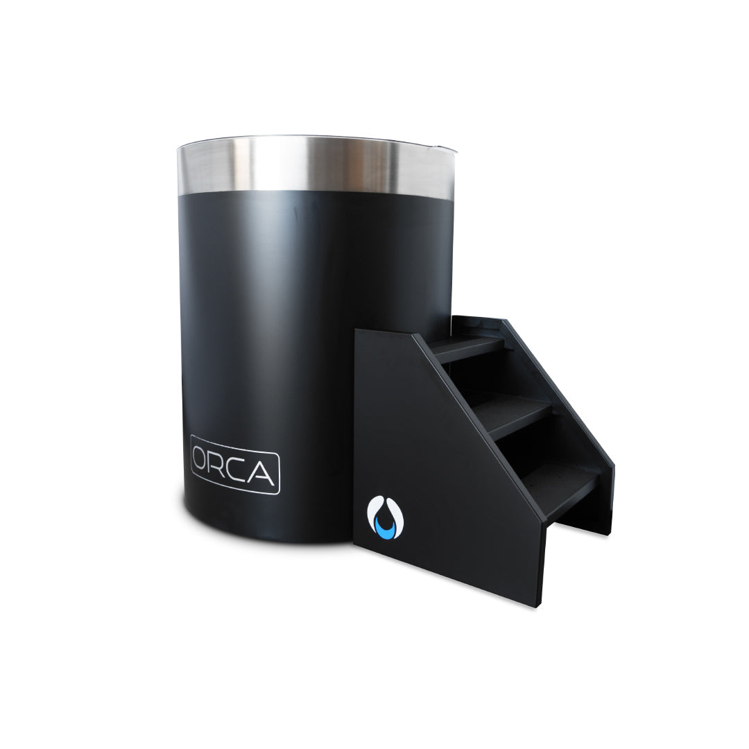ZeroSink THE WELL - STAINLESS STEEL ICE BARREL IN BLACK - Premium Gallery View