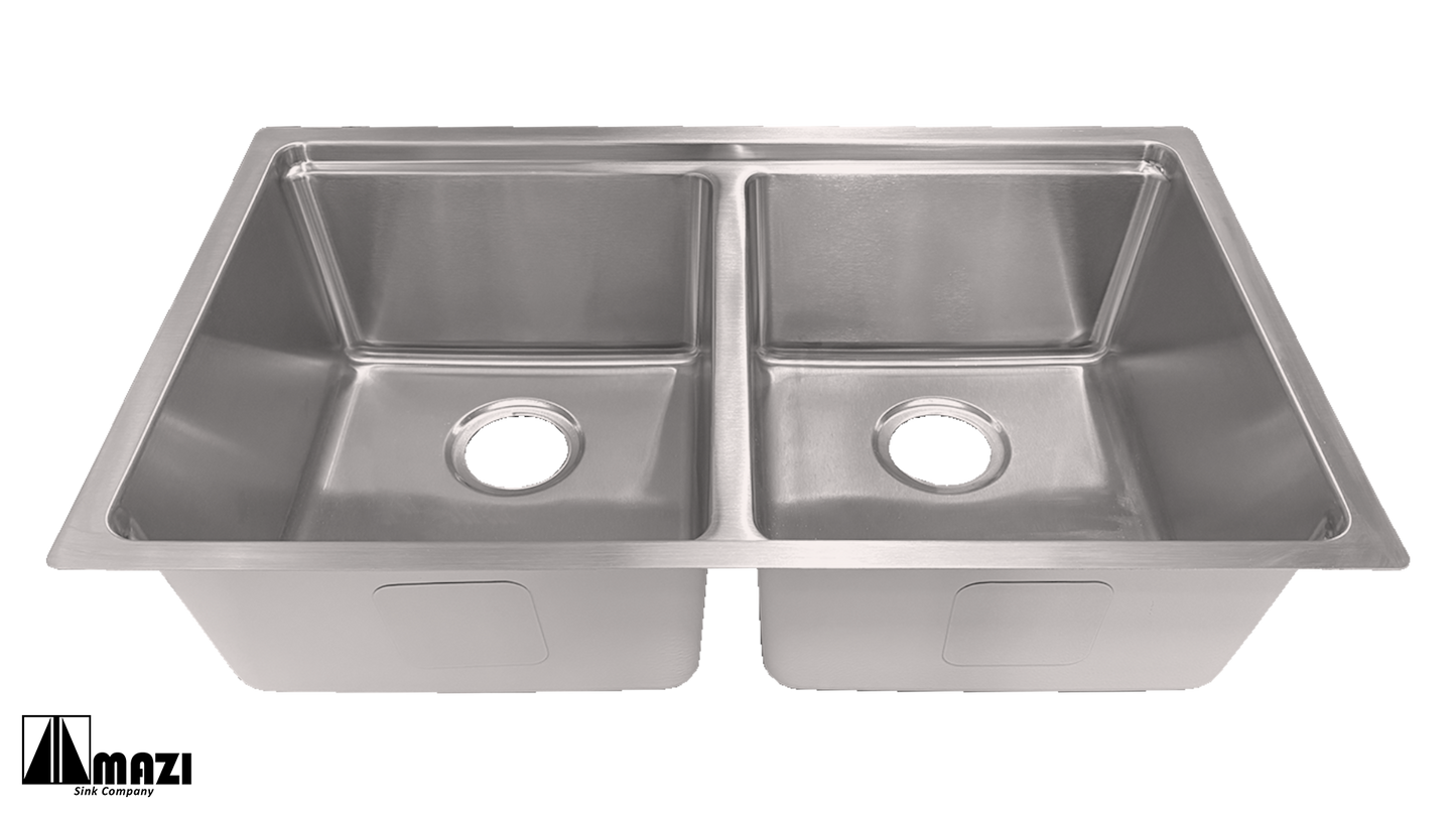 ZeroSink Stainless Steel Workstation Sink DR3119D - Premium Gallery View