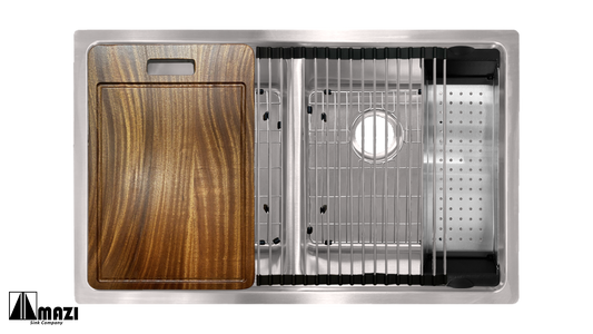 ZeroSink Stainless Steel Workstation Sink DR3119D - Premium Gallery View
