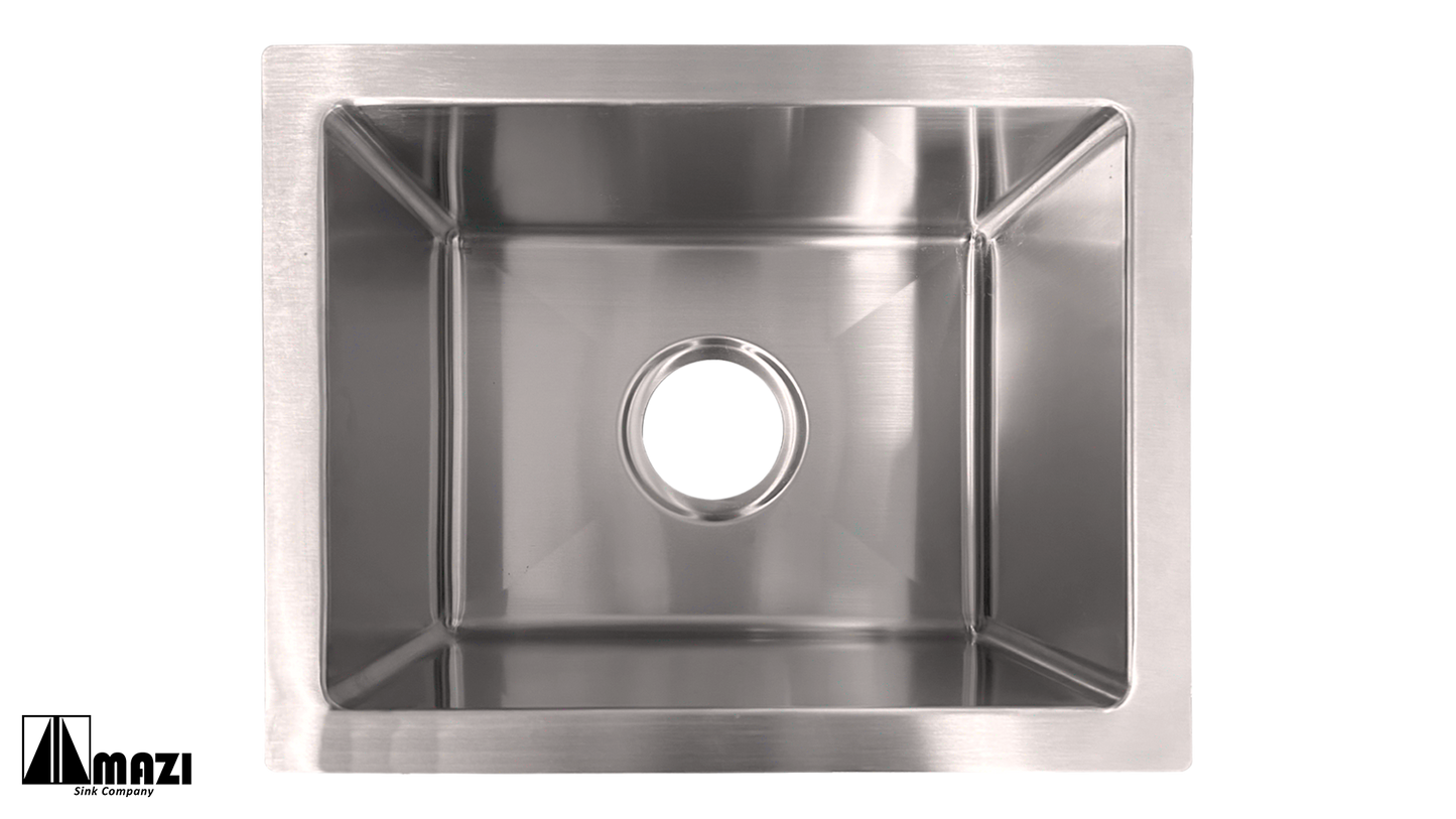 ZeroSink Stainless Steel Handmade Bar Sink HBS1512 - Premium Gallery View