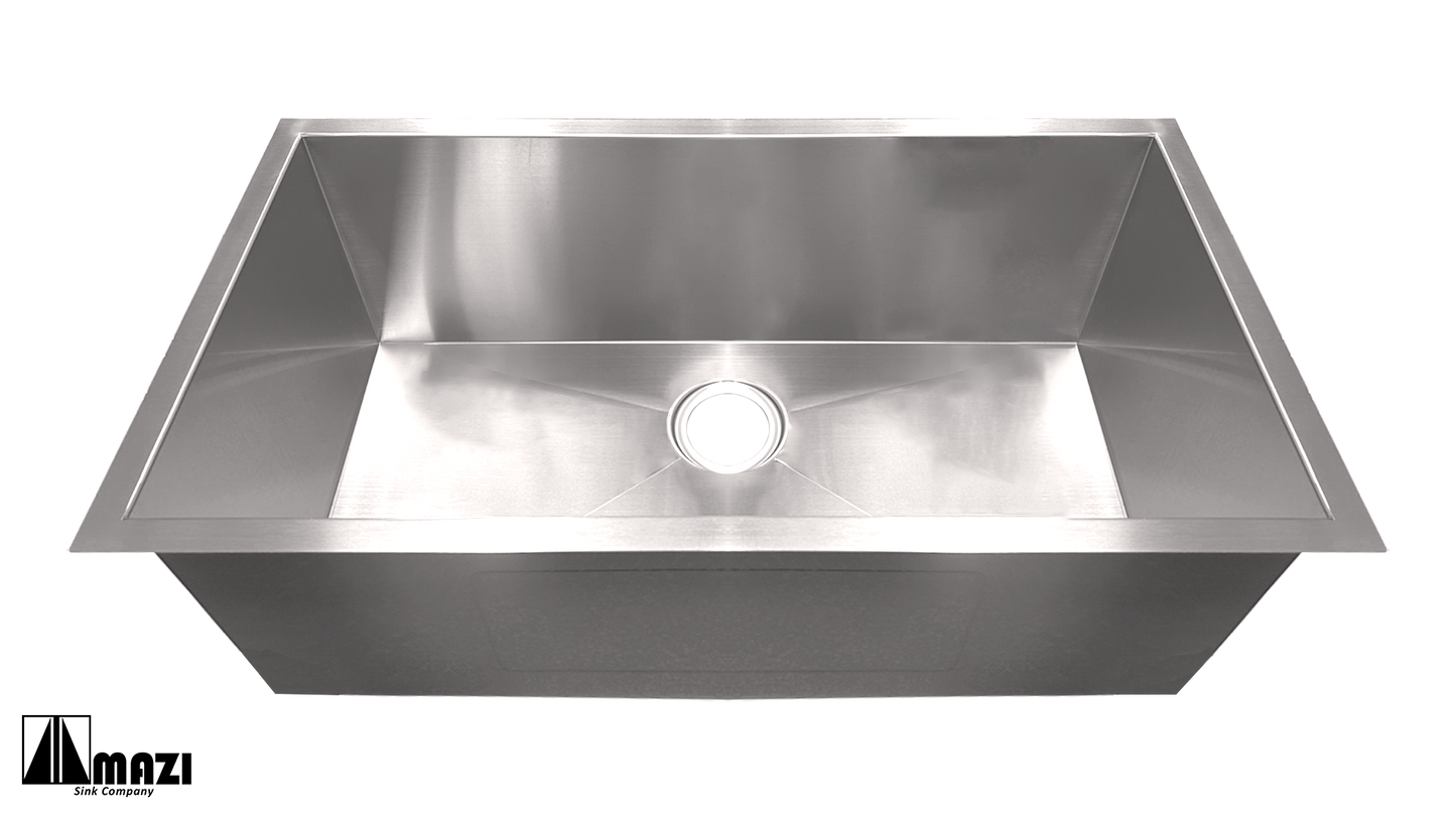 ZeroSink Stainless Steel Handmade Kitchen Sink HBS3218 - Premium Gallery View