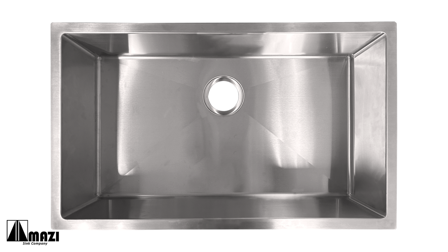 ZeroSink Stainless Steel Handmade Kitchen Sink HBS3218 - Premium Gallery View