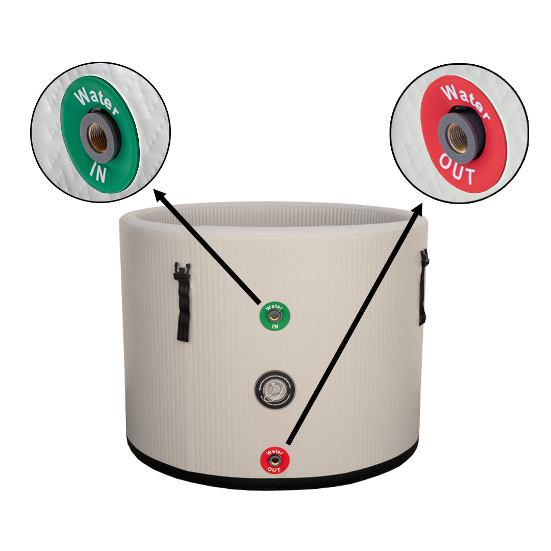 ZeroSink COLD PLUNGE - ICE POD & 3/4HP CHILLER (INDOOR/OUTDOOR) - Premium Gallery View