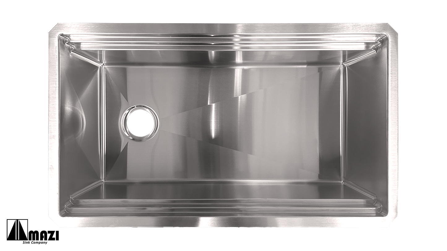 ZeroSink Stainless Steel Workstation Sink UV3319DL - Premium Gallery View