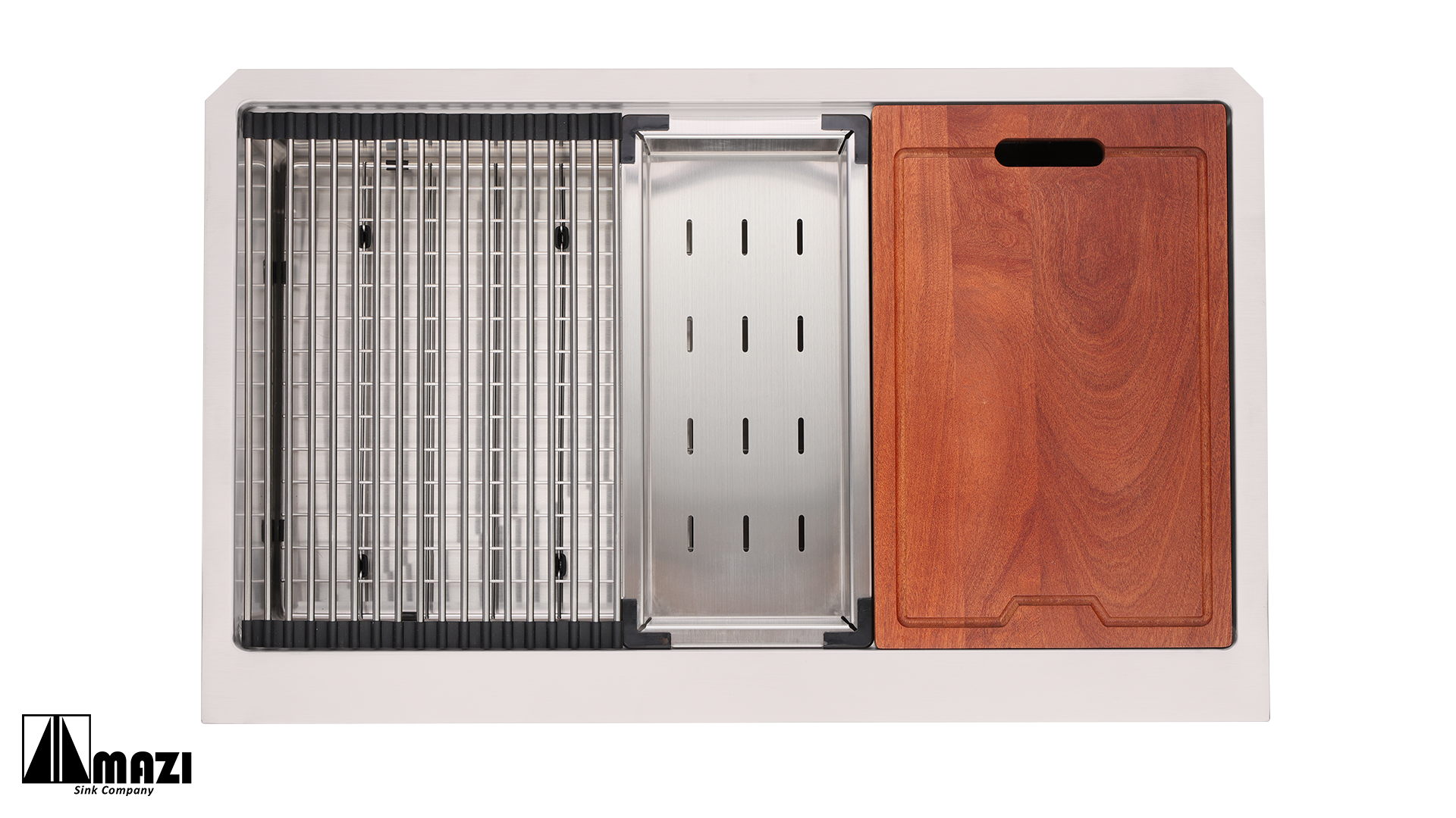 ZeroSink Stainless Steel Workstation Farm Sink LEFS3320 - Premium Gallery View