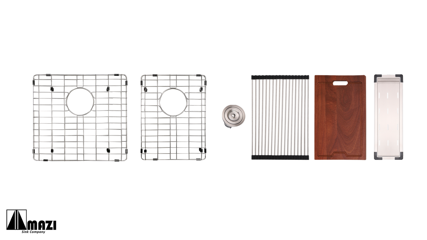ZeroSink Stainless Steel Workstation Sink LHBO3219 - Premium Gallery View