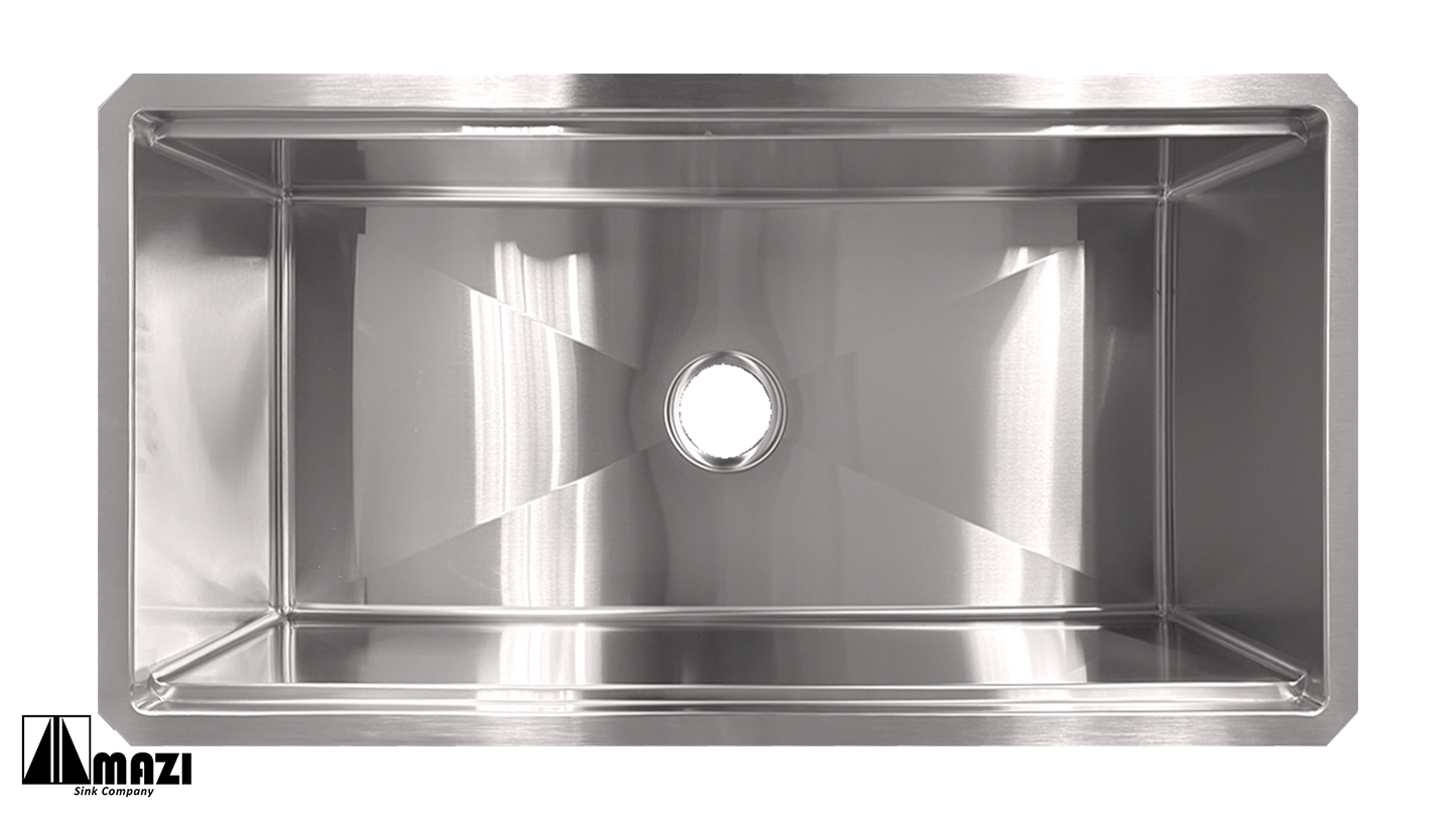 ZeroSink Stainless Steel Workstation Sink LHBS3619 - Premium Gallery View