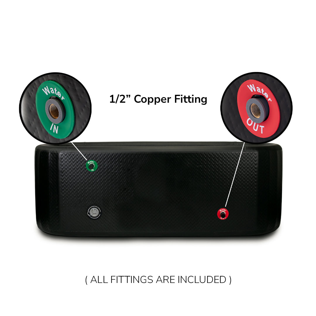 ZeroSink COLD PLUNGE - THE MAMMOTH & 1HP CHILLER (INDOOR/OUTDOOR) - Premium Gallery View