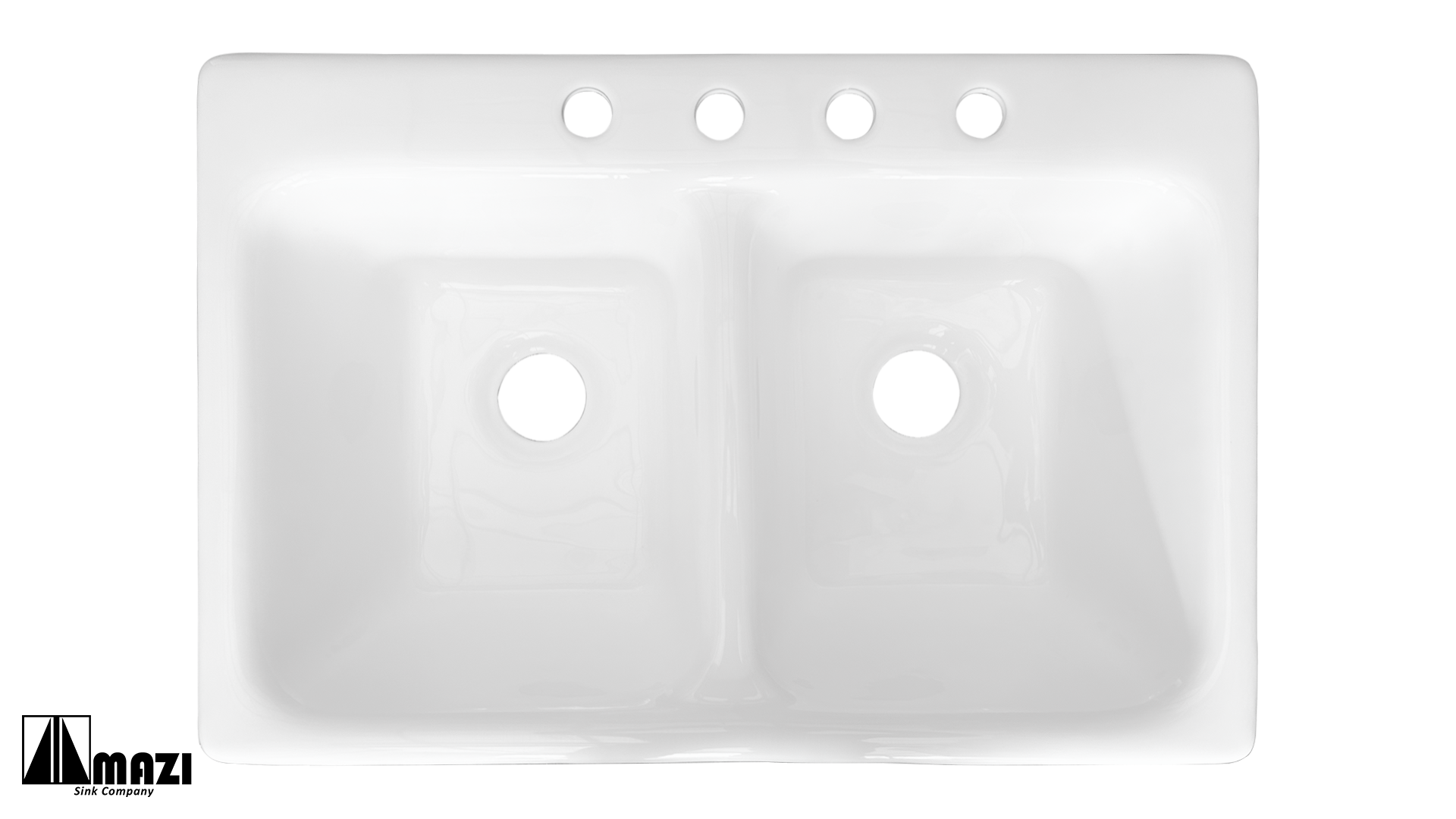 ZeroSink Cast Iron Kitchen Sink NH6004 - Premium Gallery View