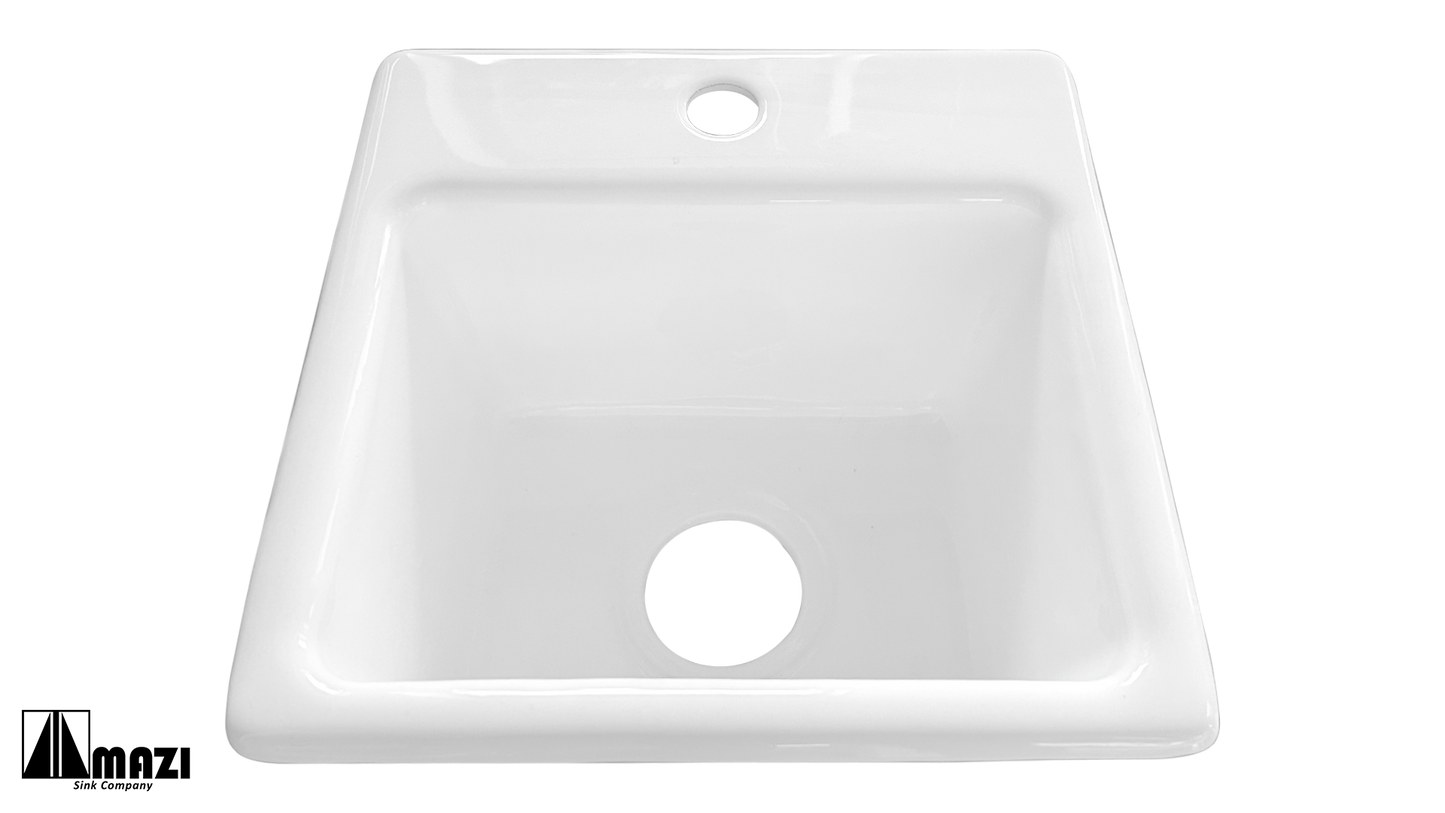ZeroSink Cast Iron Kitchen Sink NH7008 - Premium Gallery View