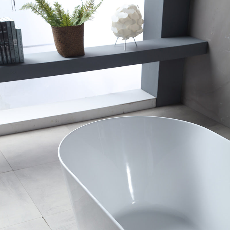 ZeroSink Freestanding Acrylic Soaking Tub TW-6611 - Premium Gallery View