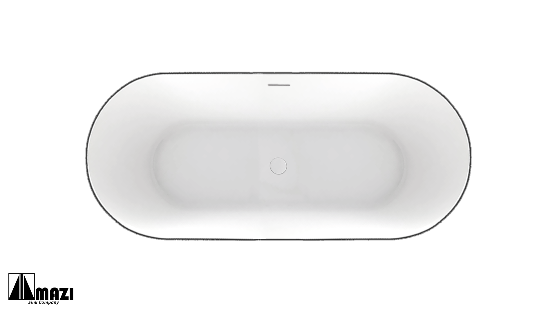 ZeroSink Freestanding Acrylic Soaking Tub TW-6611 - Premium Gallery View
