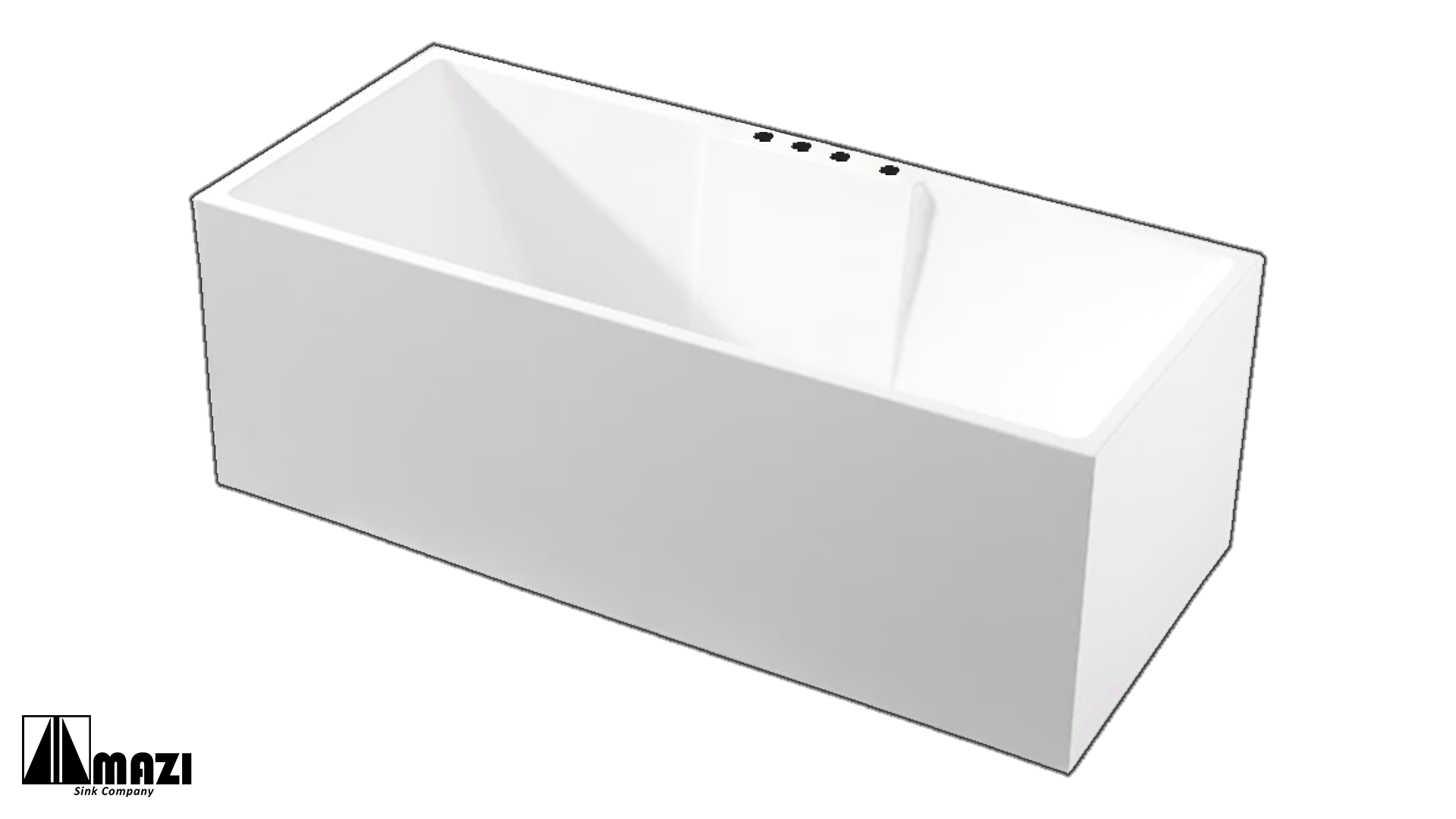 ZeroSink Freestanding Acrylic Soaking Tub TW-6635 - Premium Gallery View