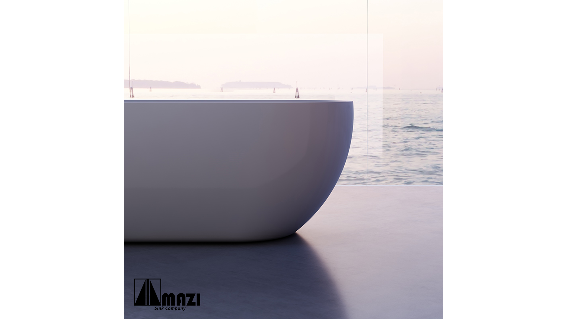 ZeroSink Freestanding Acrylic Soaking Tub TW-7506 - Premium Gallery View