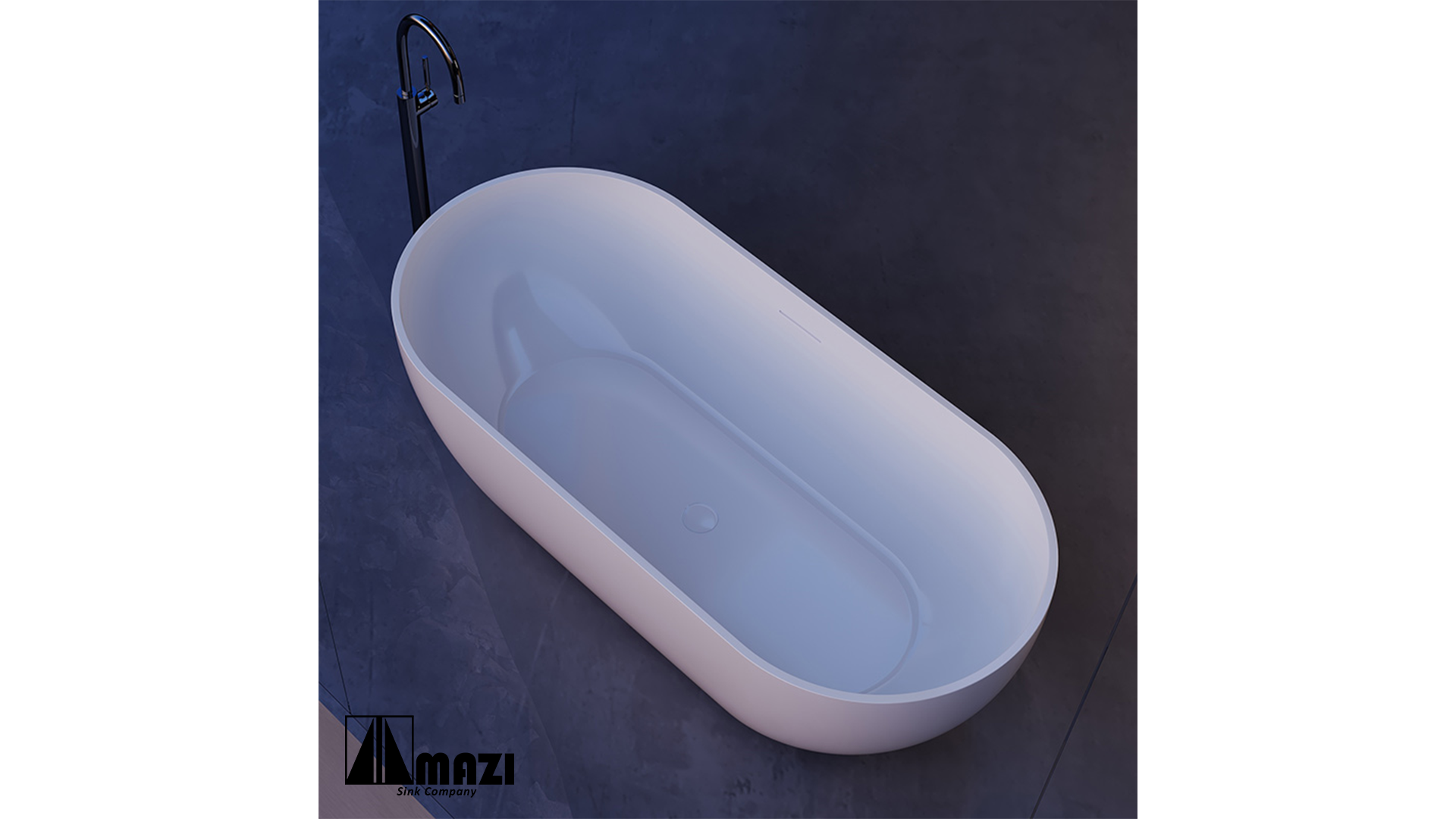 ZeroSink Freestanding Acrylic Soaking Tub TW-7506 - Premium Gallery View