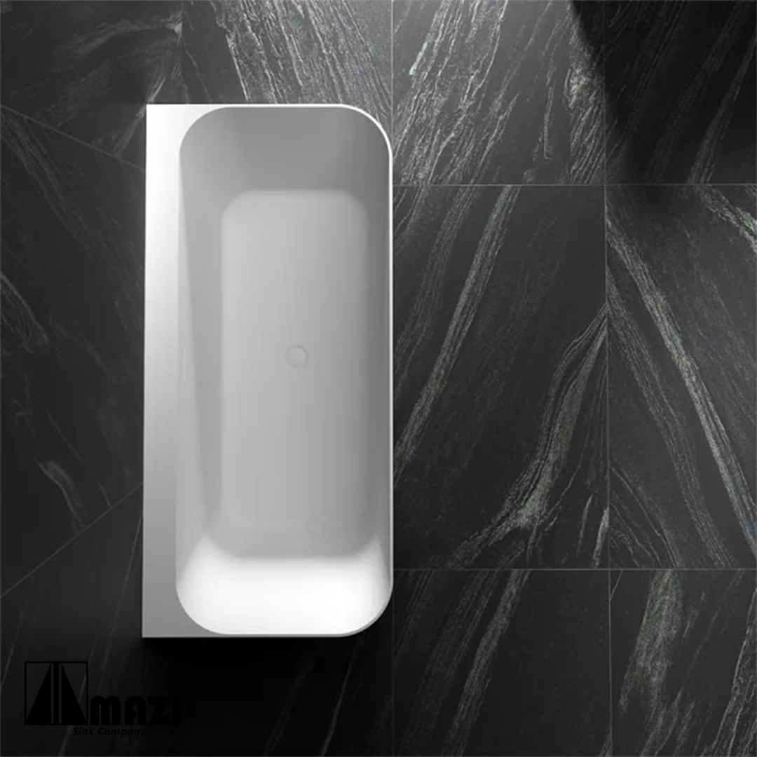 ZeroSink Freestanding Acrylic Soaking Tub TW-7609 - Premium Gallery View
