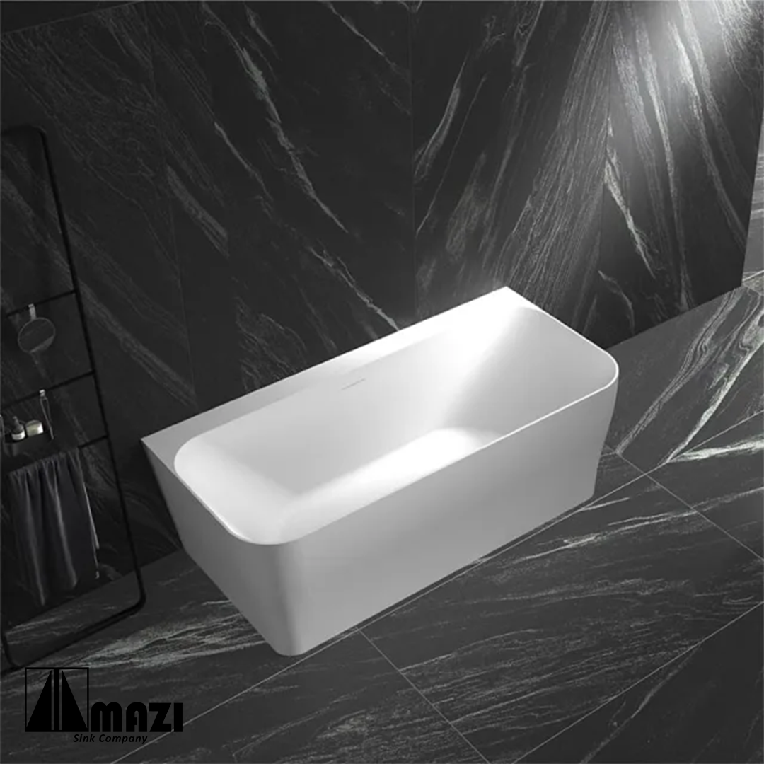 ZeroSink Freestanding Acrylic Soaking Tub TW-7609 - Premium Gallery View
