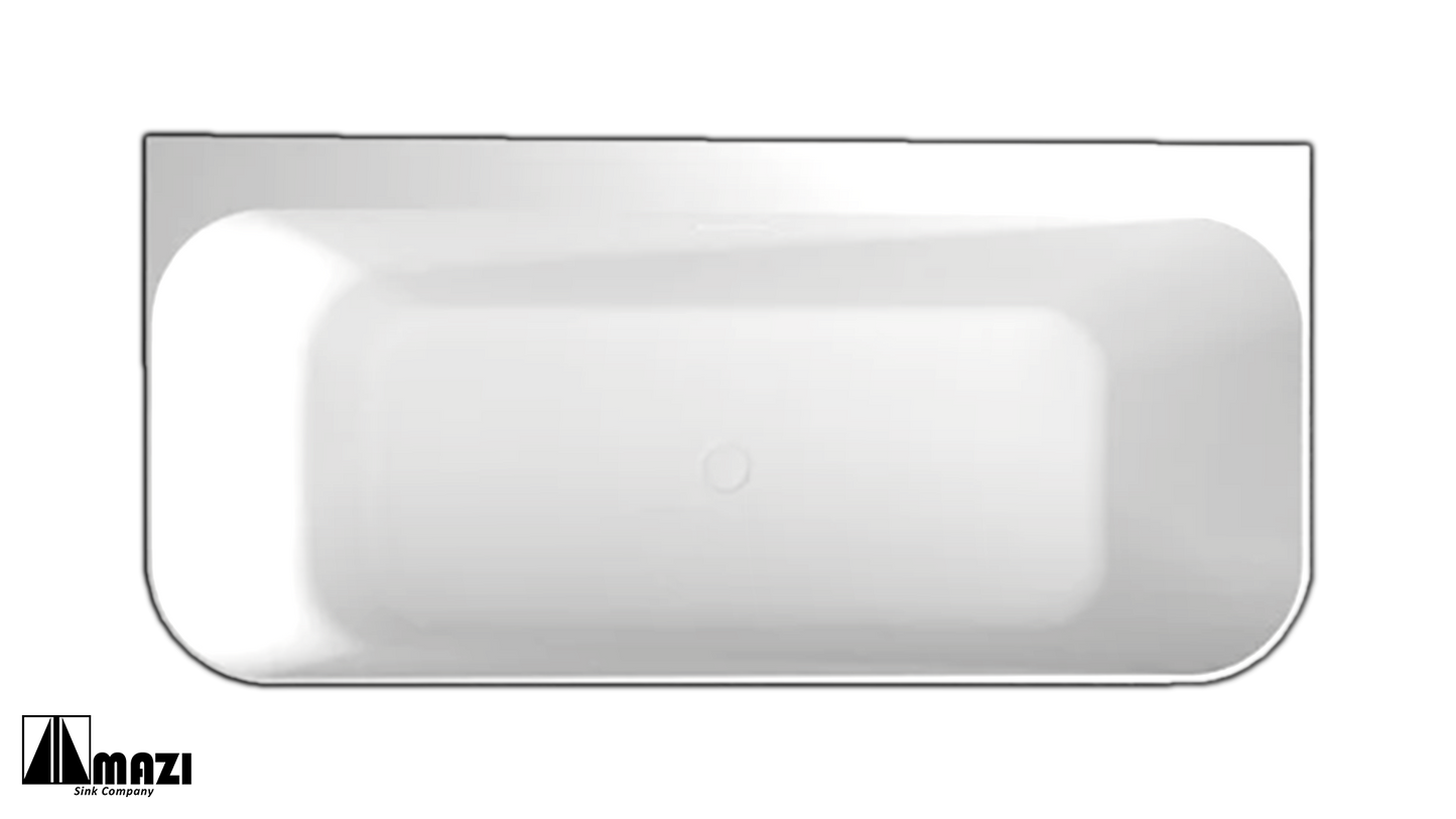 ZeroSink Freestanding Acrylic Soaking Tub TW-7609 - Premium Gallery View