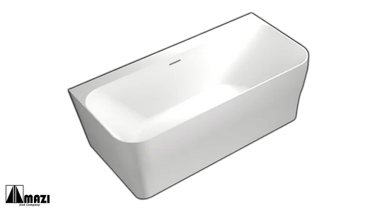 ZeroSink Freestanding Acrylic Soaking Tub TW-7609 - Premium Gallery View