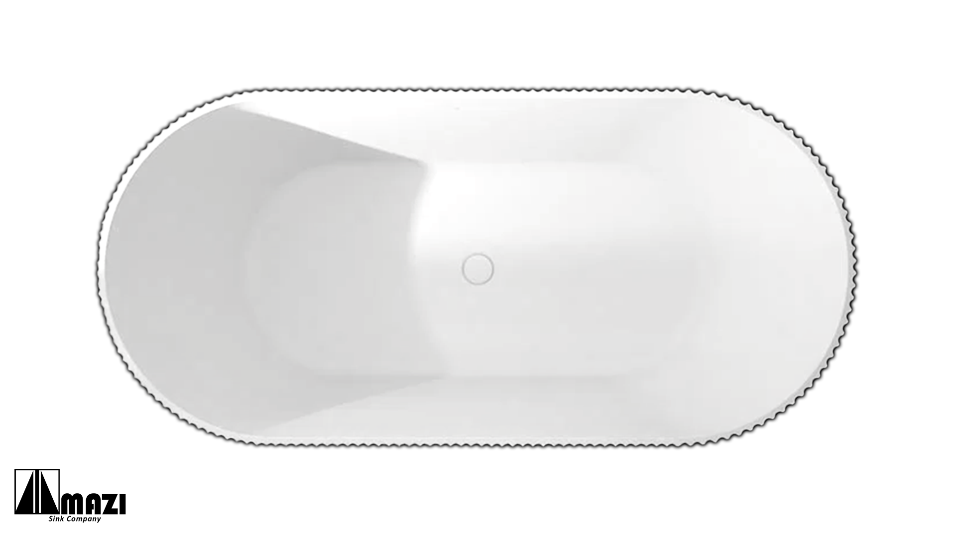 ZeroSink Freestanding Acrylic Soaking Tub TW-7681 - Premium Gallery View