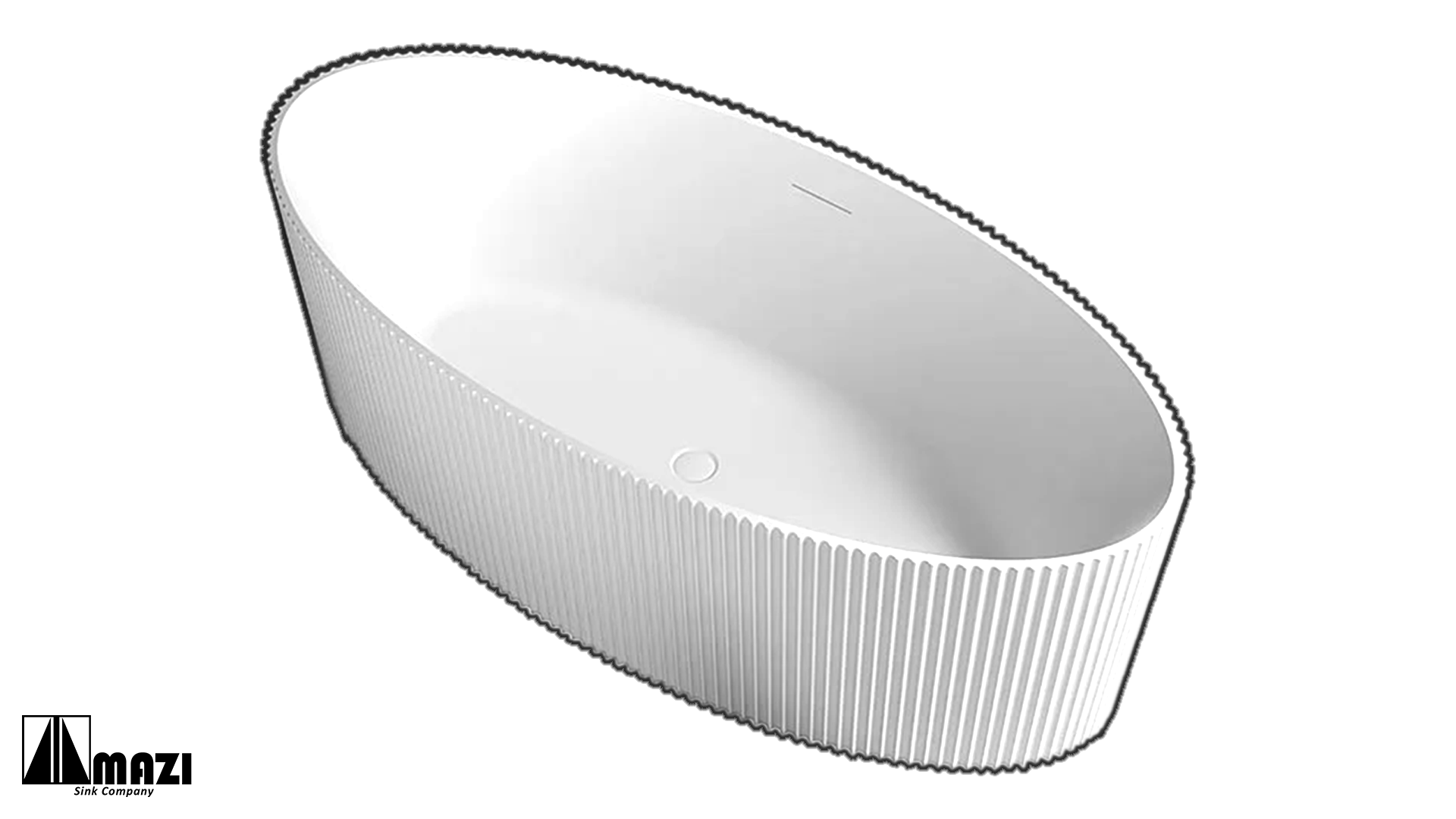 ZeroSink Freestanding Acrylic Soaking Tub TW-7687 - Premium Gallery View