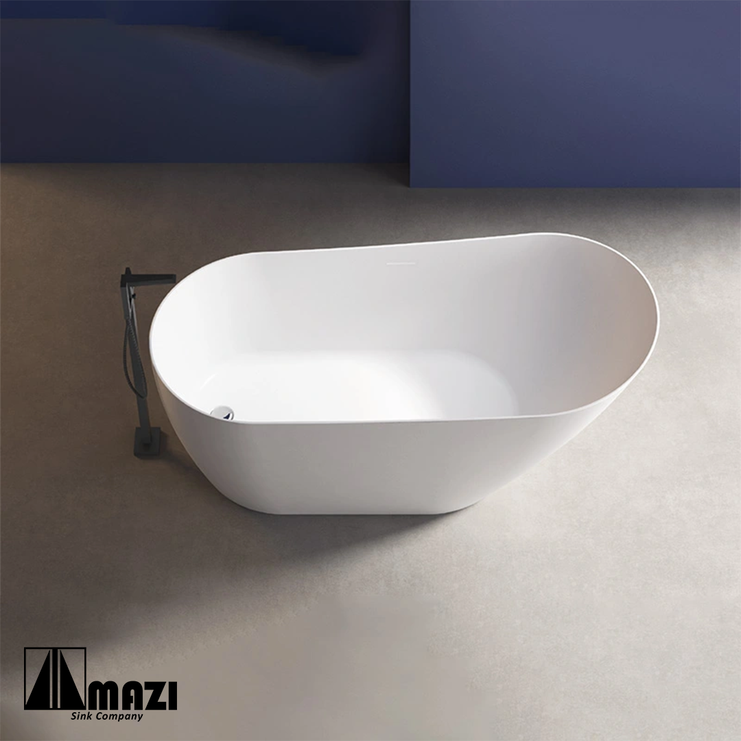 ZeroSink Freestanding Acrylic Soaking Tub TW-7728 - Premium Gallery View
