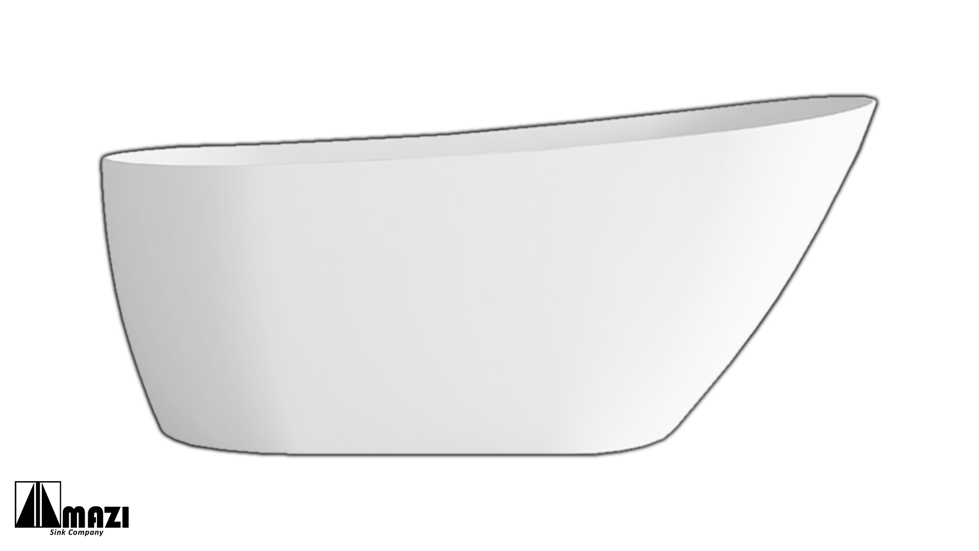 ZeroSink Freestanding Acrylic Soaking Tub TW-7728 - Premium Gallery View
