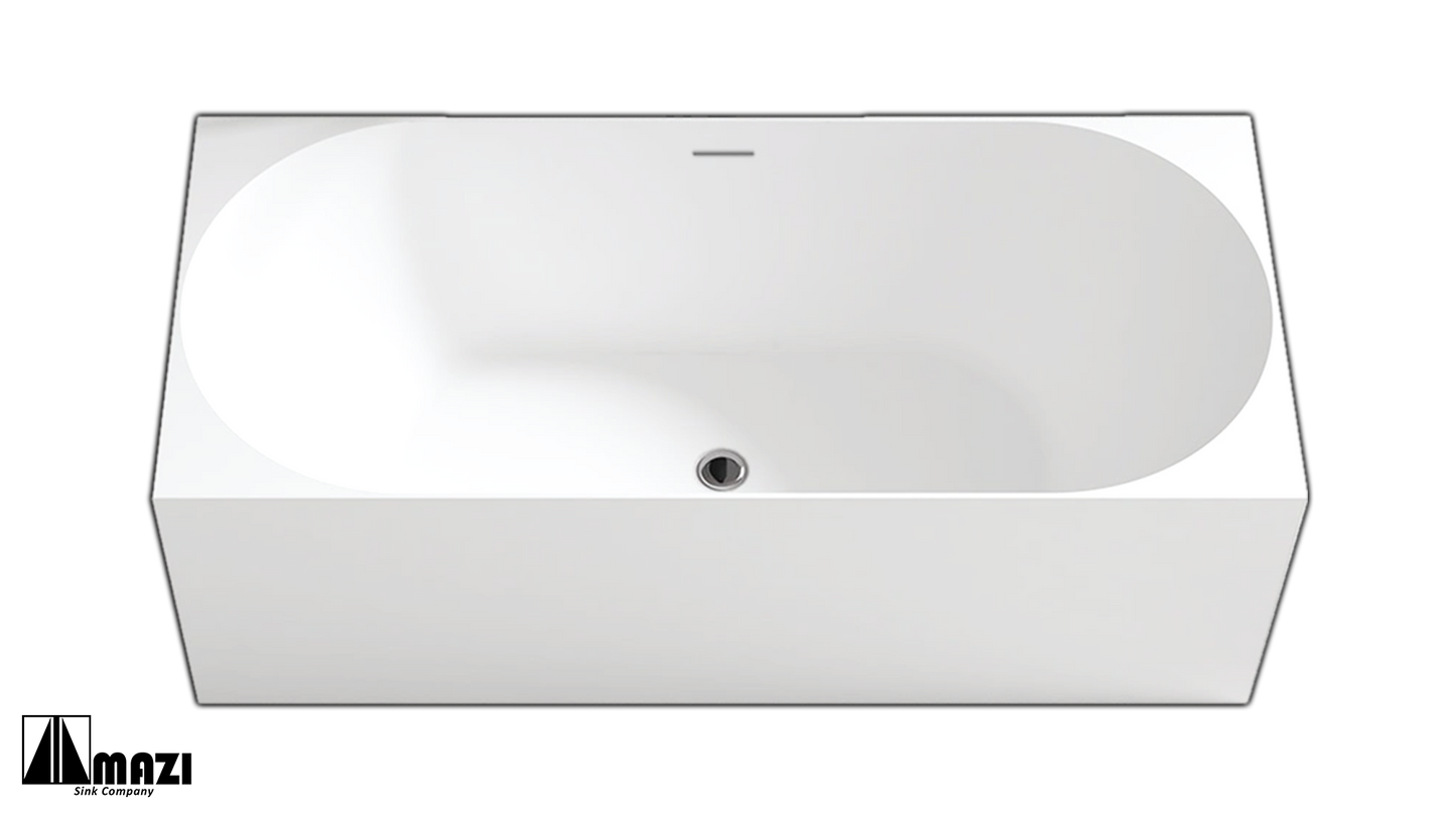 ZeroSink Freestanding Acrylic Soaking Tub TW-7785 - Premium Gallery View