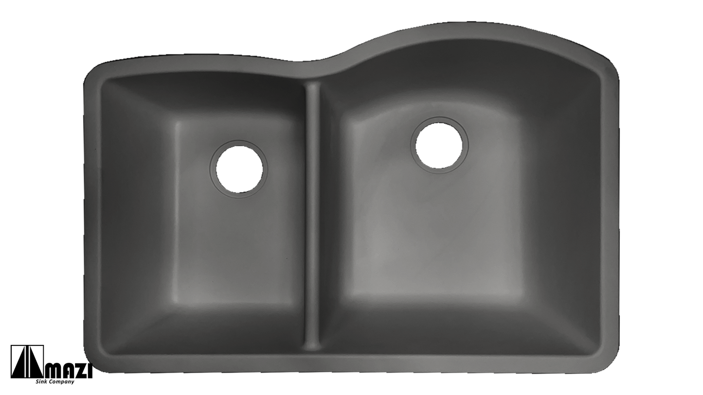 ZeroSink Granite Kitchen Sink US05R - Premium Gallery View
