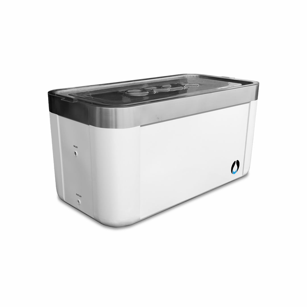 ZeroSink THE TANK - STAINLESS STEEL PLUNGE IN WHITE - Premium Gallery View