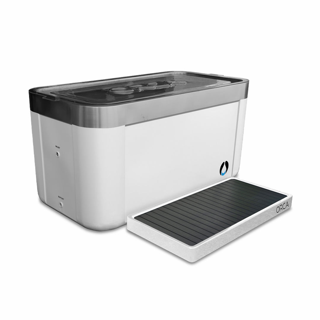 ZeroSink THE TANK - STAINLESS STEEL PLUNGE IN WHITE - Premium Gallery View